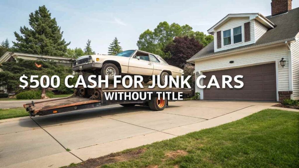 $500 Cash for Junk Cars Without Title